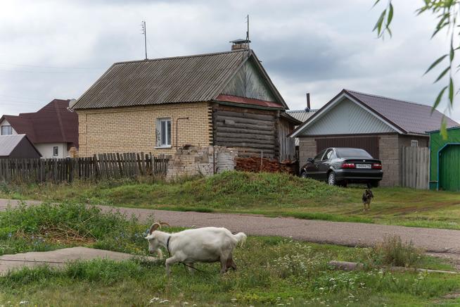 Фото. Вид кирпичного жилого дома. п.г.т.Алексеевское. 2014. удалить::Алексеевский район g2id8961