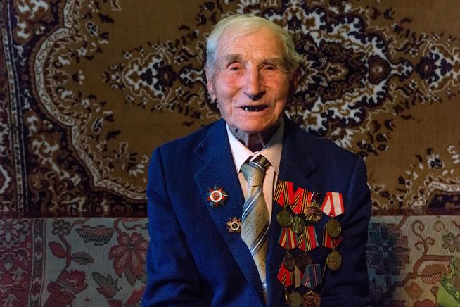 Фото. Козлов В.П. (1918 г.р.) - участник Великой Отечественной войны. 2014::Алексеевский район g2id8965