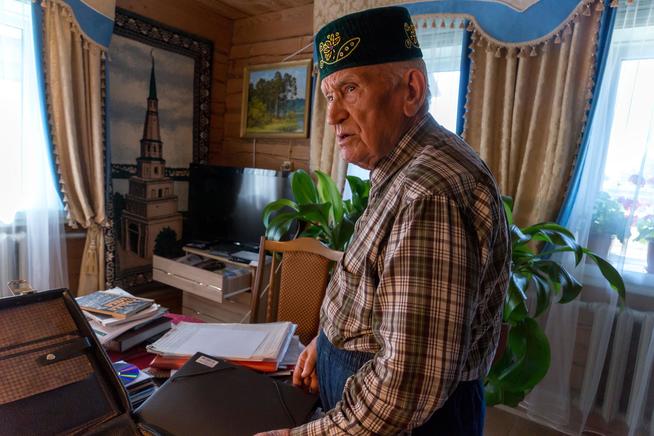 Фото. Галиев Файзи Ахметович. 2014::Атнинский район g2id4849