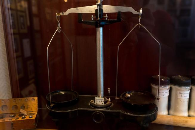 Фрагмент экспозиции музея Янки Купалы в селе Печищи, посвященный мелькомбинату. 2014::Музей Янки Купалы в селе Печищи. Музей Янки Купалы в селе Печищи - отдел Национального музея Республики Татарстан g2id583