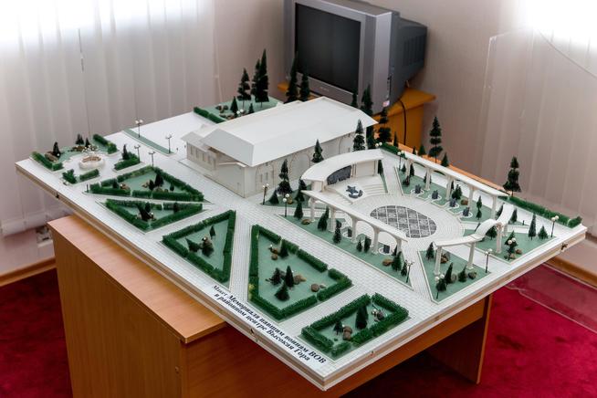 Макет Аллеи Героев Высокогорского района. 2014::МБУ «Высокогорский краеведческий музей» g2id7125