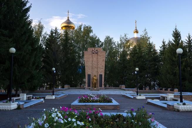 Мемориал павшим воинам в годы Великой Отечественной войны, пос. Красный ключ, Нижнекамск, РТ::Нижнекамский район g2id28492