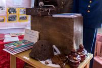 Фрагмент экспозиции музея Верхнеуслонской средней общеобразовательной школы, посвященный поисковой работе. 2014