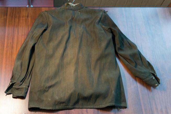 Гимнастерка участника Великой Отечественной войны. СССР. 1941-1945 годы. Ткань::МБУ «Рыбно-Слободский краеведческий музей» g2id7955