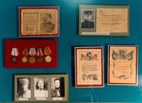 Фрагмент раздела экспозиции Рыбно-Слободского краеведческого музея, посвященный Великой Отечественной войны. 2014