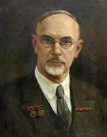 Симбирин А.Ф. Портрет академика А.Е. Арбузова. 1949 г.(?). Казань. Холст, масло