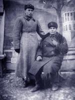 Фото. Хуснутдинов Д.Х. и Нугманова И., участники Великой Отечественной войны. Москва. 31 декабря 1938 года