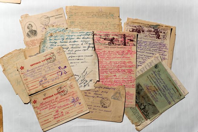 Письма Ахтямова Р.Ш.  – погибшего участника Великой Отечественной войны. 1943::МБУ «Мемориальный центр Черемшанского муниципального района РТ» g2id87433