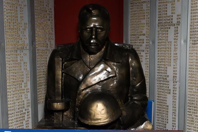 «Стена скорби»-фрагмент экспозиции Мемориального центра,посвященный черемшанцам,погибшим в годы Великой Отечественной войны.2014::МБУ «Мемориальный центр Черемшанского муниципального района РТ» g2id87688