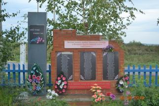Стела со списками павших земляков в с. Мордовский Каратай  Камско - Устьинского района. 2014::Фотографии для статей g2id88217
