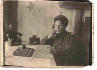 Фото. Юсупова Ф. С. - начальник разъезда Бюрганы. 1945