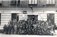 Фото. Делегация 10-го гвардейского стрелкового Будапештского корпуса со школьниками. Ардон. 1980-е годы
