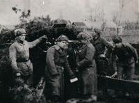Фото. Крючков С.И. - командир батареи. 1943-1945 годы