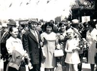 Фото. Музафаров Б.Х. - участник Великой Отечественной войны в День Победы. Кишинев. 1975 