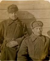 Фотография. Просвиров Алексей и Просвиров Павел Алексеевич. 01.03.1944 г.