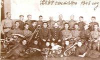 Фото. Оркестр Казанского суворовского военного училища. 1945