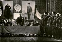 Фото. Торжественное собрание по вручению училищу Красного Знамени. 1944