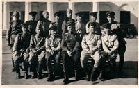 Фото. Болознев В.В.(в центре) с музыкальным взводом суворовского училища.1944