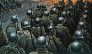 Картина. Васильев К.А. (1942-1976). Тоска по родине. 1975. Холст,масло::Музей Константина Васильева. g2id96906