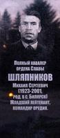 Мемориальная доска Шляпникову М.С. (1923-2001) - полному кавалеру орденов Славы в Мемориальном комплексе. пгт.Алексеевское. 2014