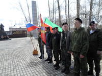 Поисковый отряд при убытии. апрель 2014г (1)