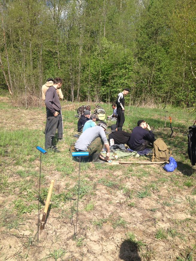 Кашка в поле вкусная май 2014::Поисковый отряд Спасского района "Булгары" g2id97626