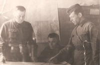 Фото. Колобов Н.В.(стоит справа). 1940-е