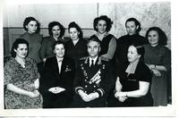 Герой Советского Союза Сафиуллин Г.Б. и Галяутдинова З.Ш. на встрече с коллективом редакции 