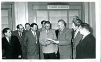 Герой Советского Союза Сафиуллин Г.Б. на встрече с писателями Татарстана. 1960-е