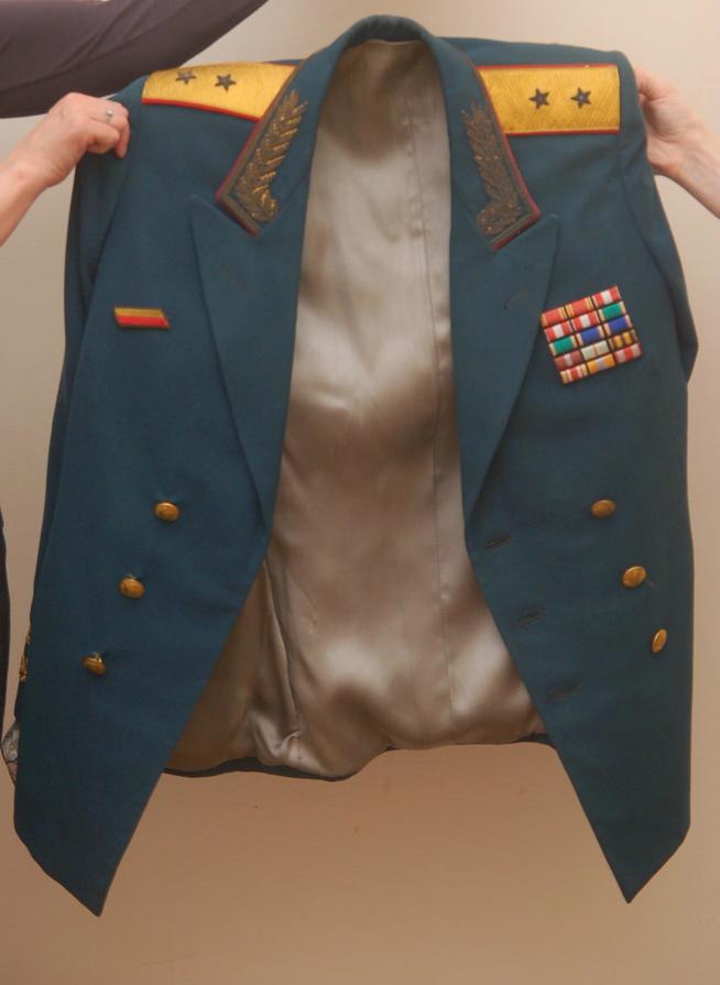 Китель Сафиуллина Г.Б. - Героя Советского Союза. СССР. 1945. Сукно, саржа.::Сафиуллин Г.Б. g2id98875