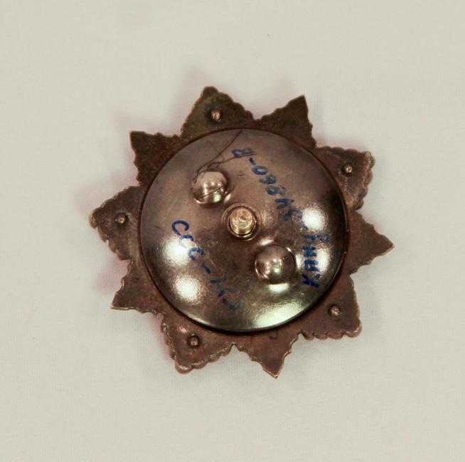 Орден Кутузова 2 степени Сафиуллина Г.Б. - Героя Советского Союза.СССР.1940-е. Серебро, штамповка, эмаль.::Награды g2id98912