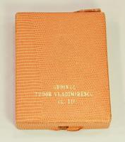 Футляр Ордена Владимиреску III класса Сафиуллина Г.Б. - Героя Советского Союза.Румыния.1969. Картон.