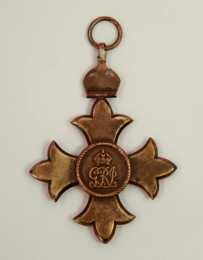 Орден Британской империи Сафиуллина Г.Б. - Героя Советского Союза.Великобритания.1944.Металл,эмаль, штамповка, позолота.::Награды g2id99132