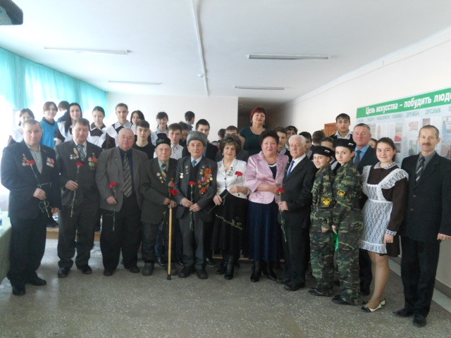 Встреча с ветеранами ВОВ, детьми войны, участниками боевых действий в Афганистане и Чечне