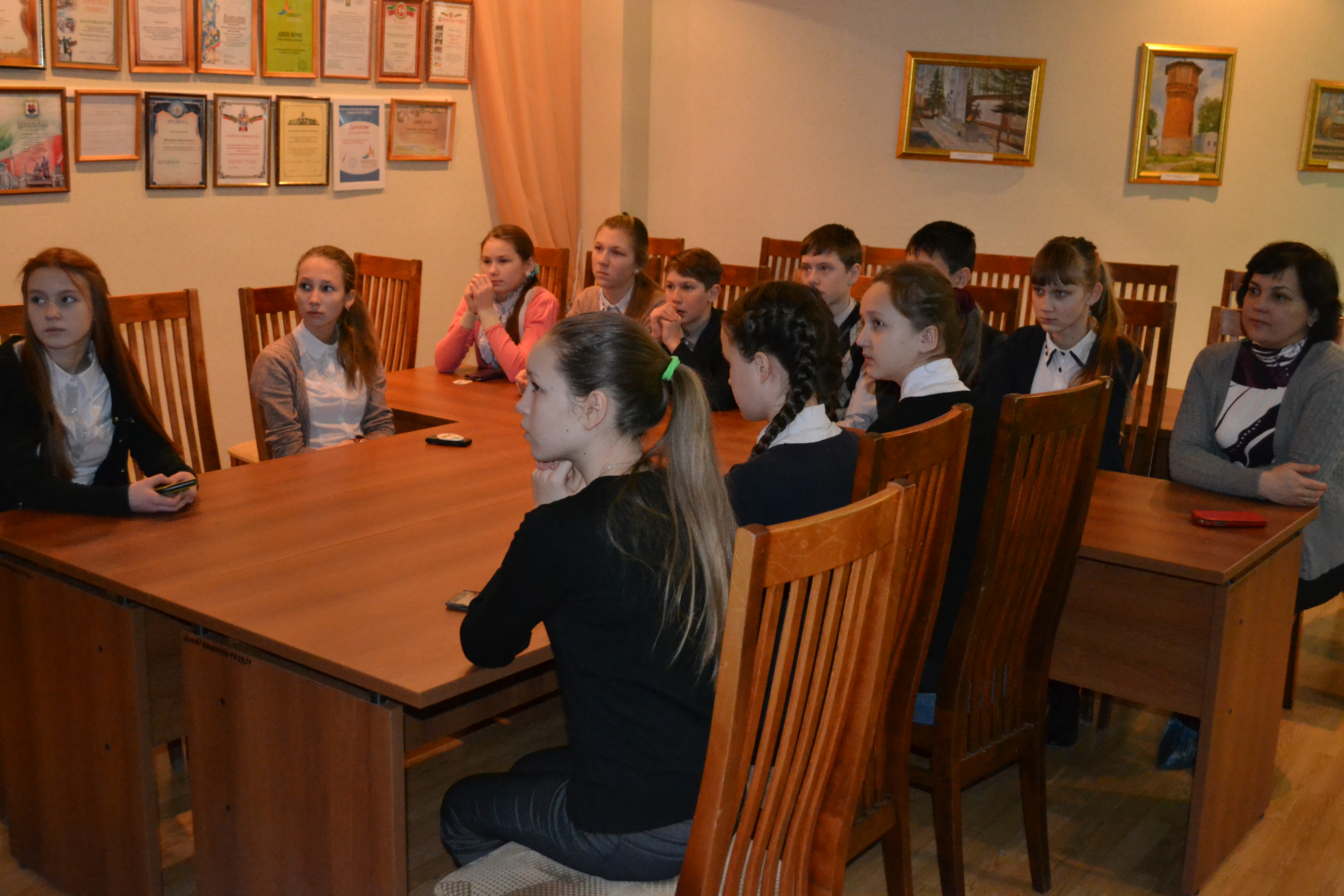 В Нурлатском музее продолжаются Уроки мужества