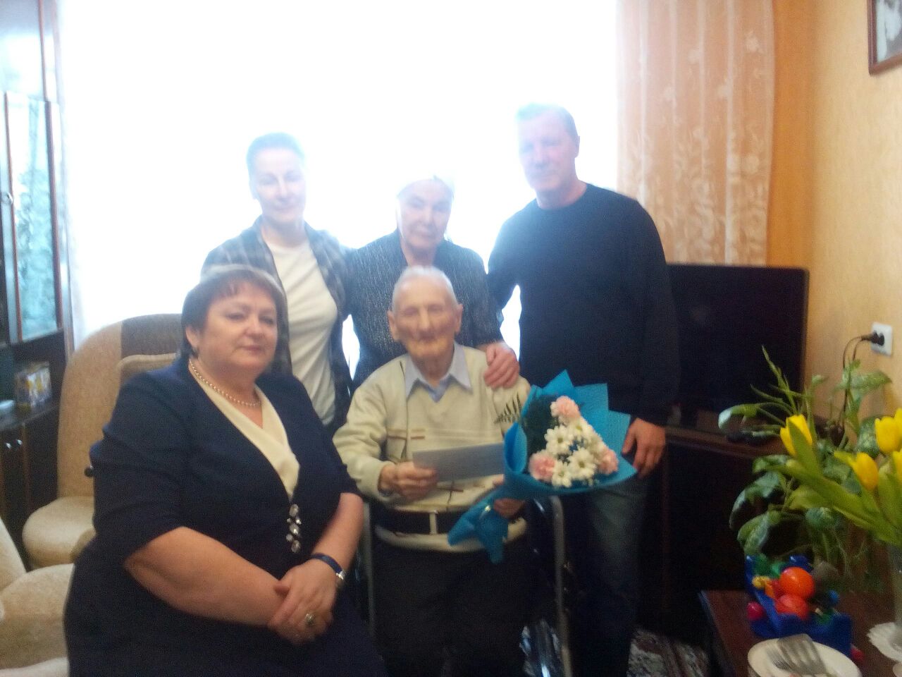 90 - летие отмечает ветеран Великой Отечественной войны города Нурлат