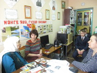 Встреча с труженицей тыла Хабибуллиной Марьям