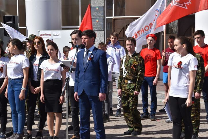 Нурлатцы присоединились к международной спортивно-патриотической акции «Рекорд Победы»