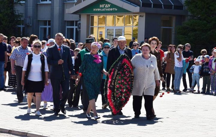 В Нурлате прошел митинг, посвященный Дню памяти и скорби