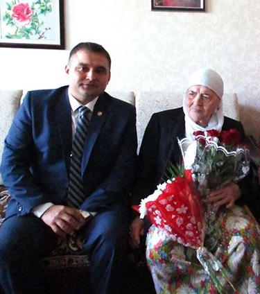 Жительница Бавлов отметила 90 - летие.