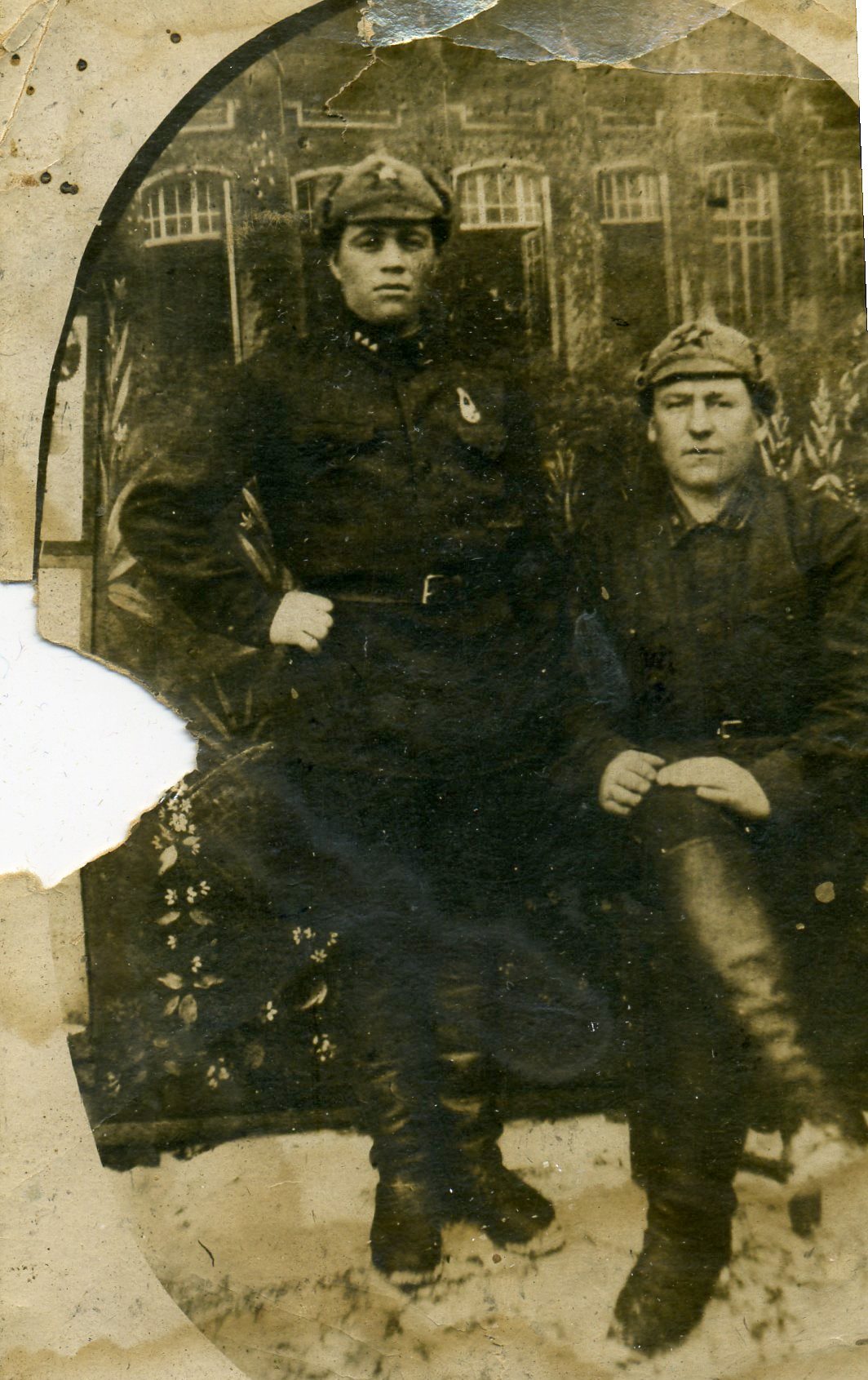 А.Гришин справа, 1934 г.