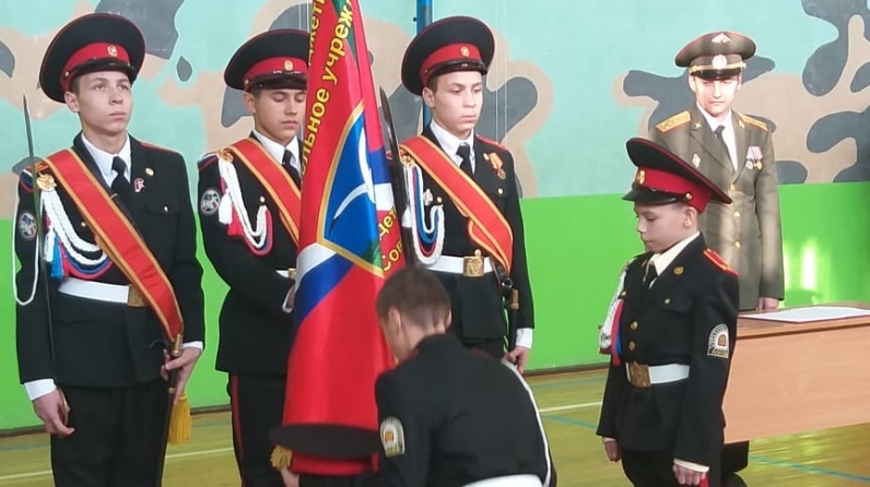 Посвящение в кадеты в ГБОУ "Камско-Устьинская кадетская школа-интернат имени Героя Советского Союза Чиркова Михаила Алексеевича"