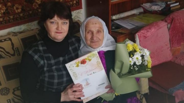 Долгожительница из райцентра принимала поздравления от Президента РФ В.В.Путина