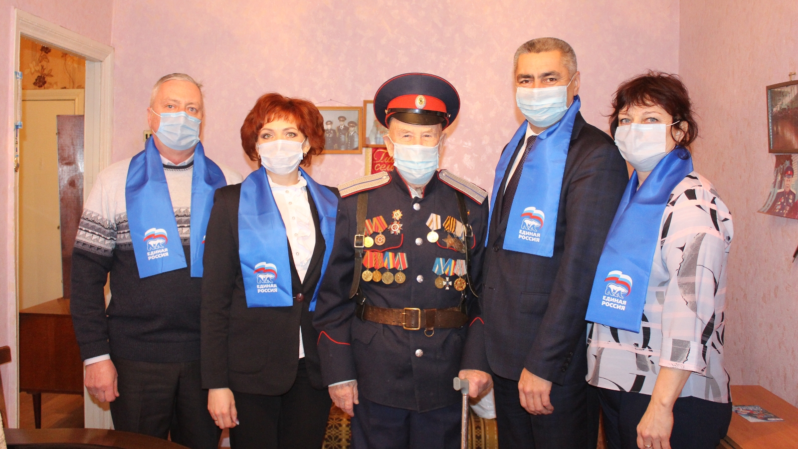 Поздравление участников Великой Отечественной войны в преддверии Нового года