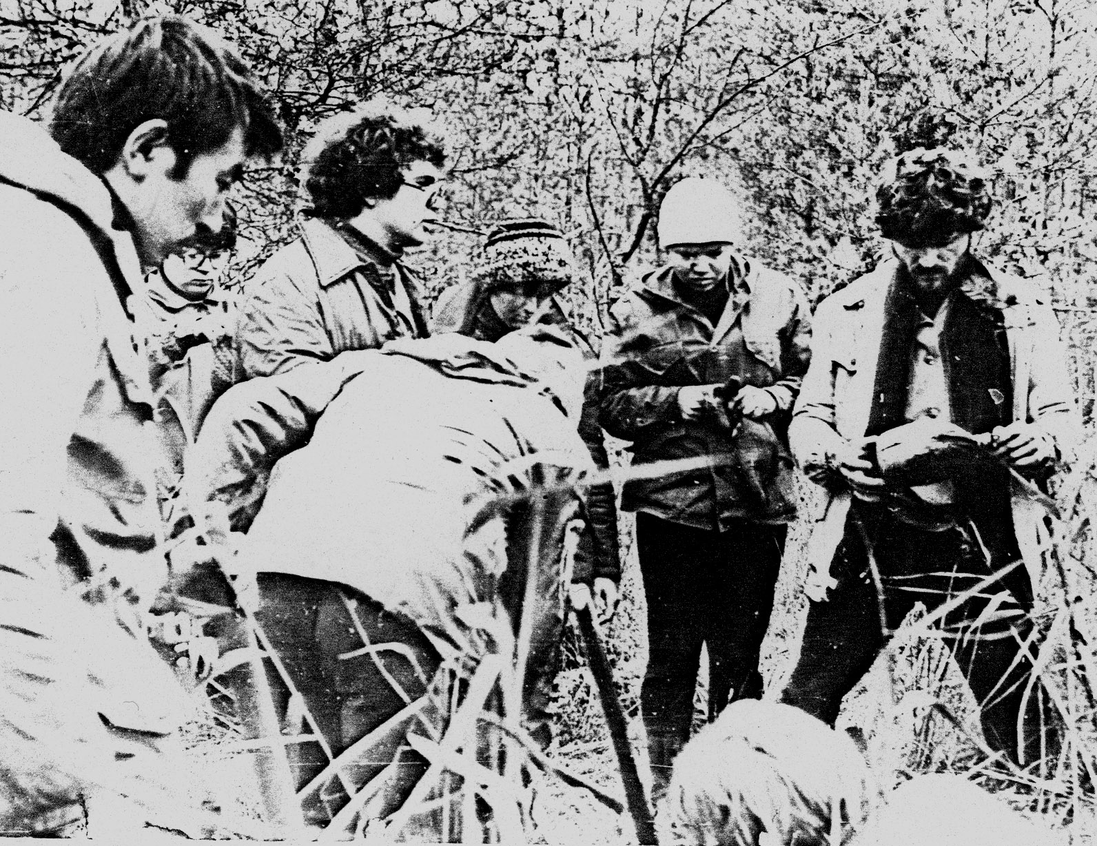 Первый поход "СД" в Долину - август 1981 г. Крайний справа - Черепанов.