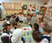 В музее Сибгата Хакима урок на тему “Города- герои”