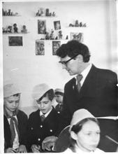 Сочнев среди учащихся. г. Курган