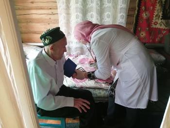 Клянчеево поздравили двух ветеранов войны